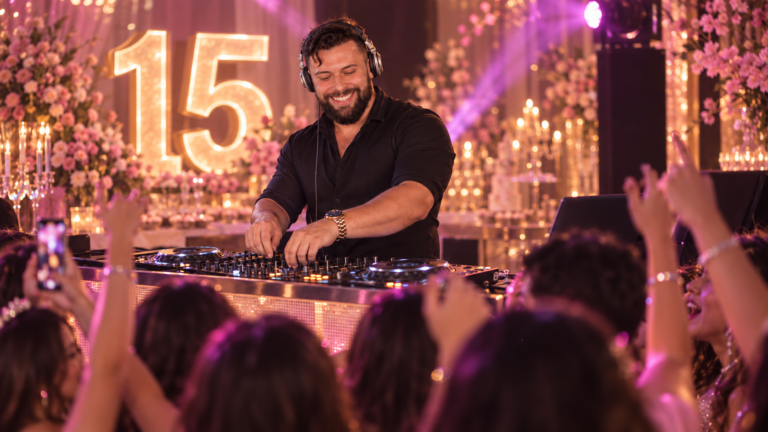 Registro de evento com DJ Andrez
